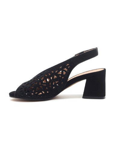 Melluso sandalo elegante con strass